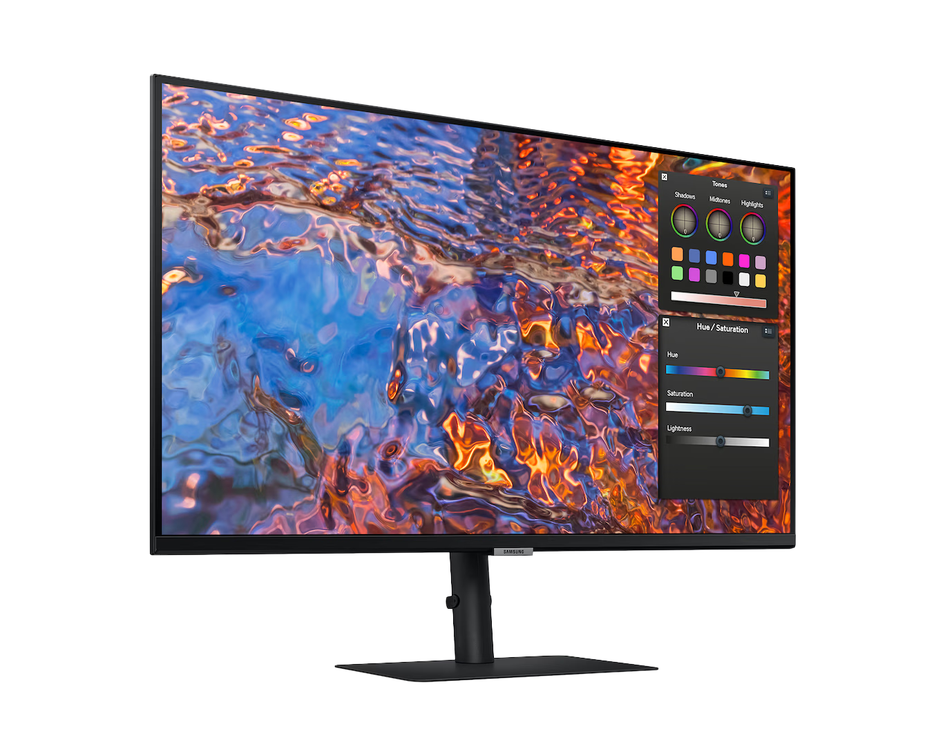 SAMSUNG 32" (16:9) UHD IPS MONITOR, DP, HDMI, HDR600, USB-C, USB(3),LAN, H/ADJ, VESA, 3YR