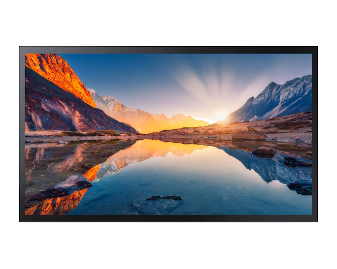 SAMSUNG (QMB-T) INTERACTIVE DISPLAY, 55" UHD LED, 400NITS, HDMI, LAN/WIFI, SPKR, 24H/7D,3Y