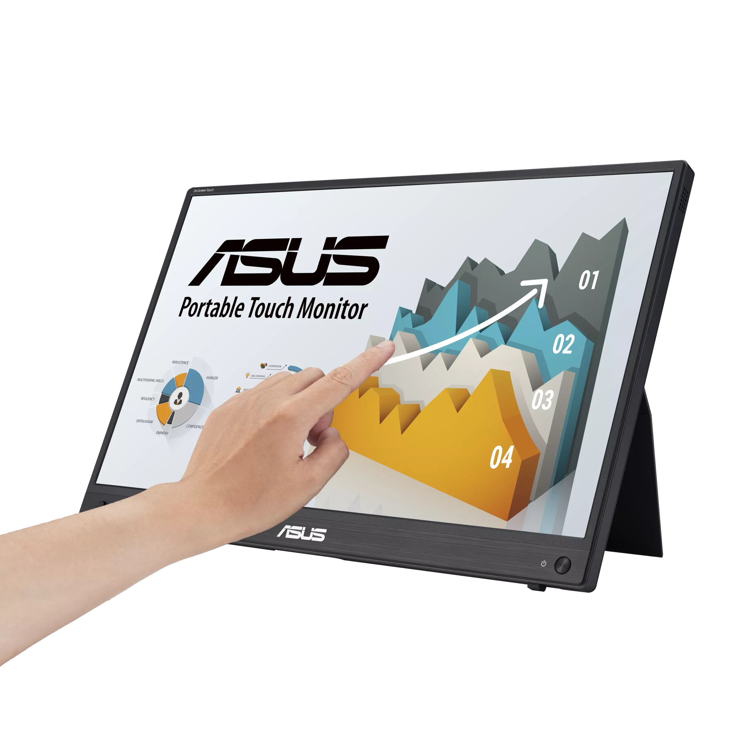 ZenScreen Touch MB16AMTR portable monitor - 16 inch