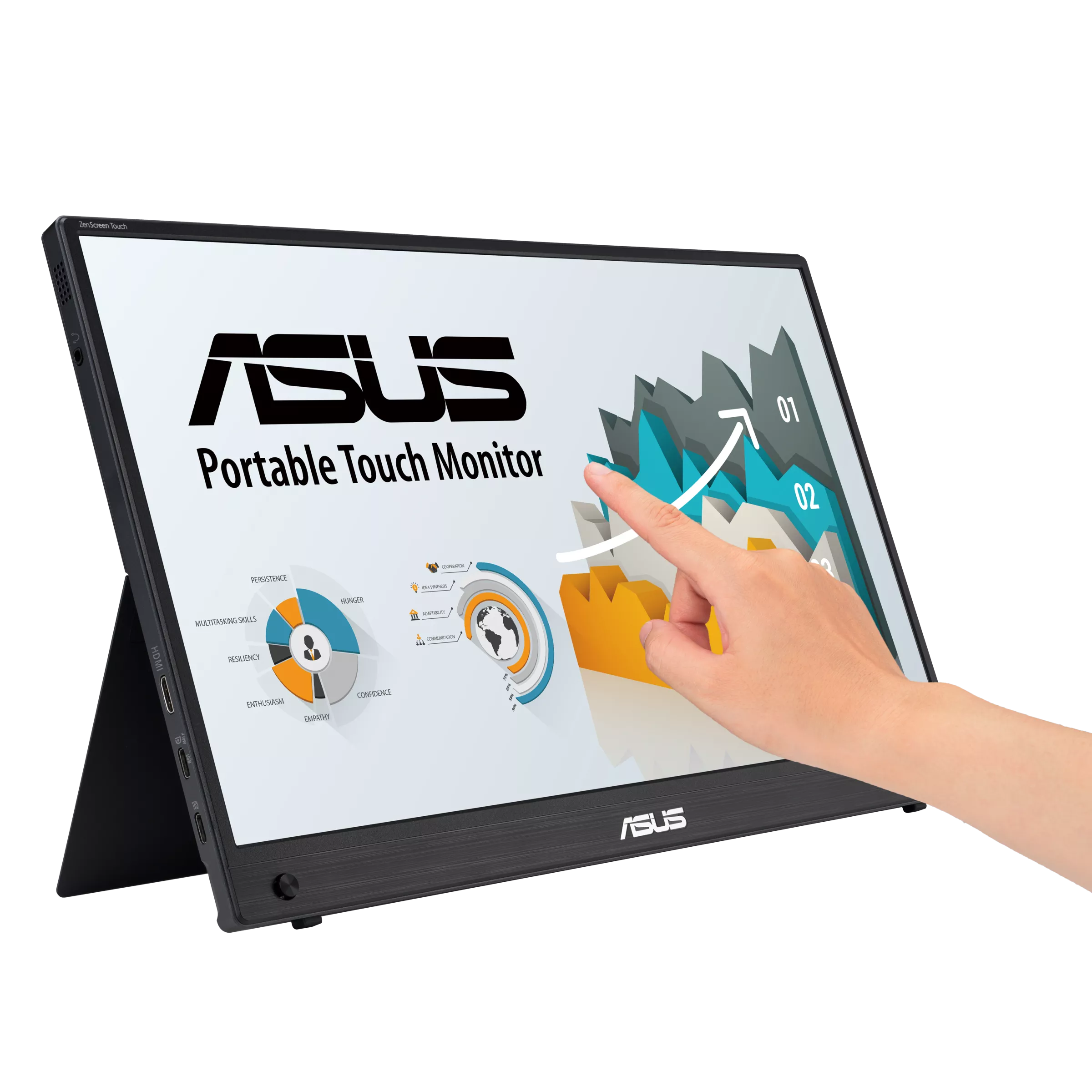ZenScreen Touch MB16AMTR portable monitor - 16 inch
