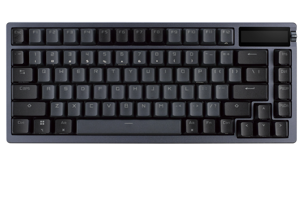 ASUS ROG Azoth BLACK PBT Custom Wireless 75 Pre-Lubed Gaming Keyboard