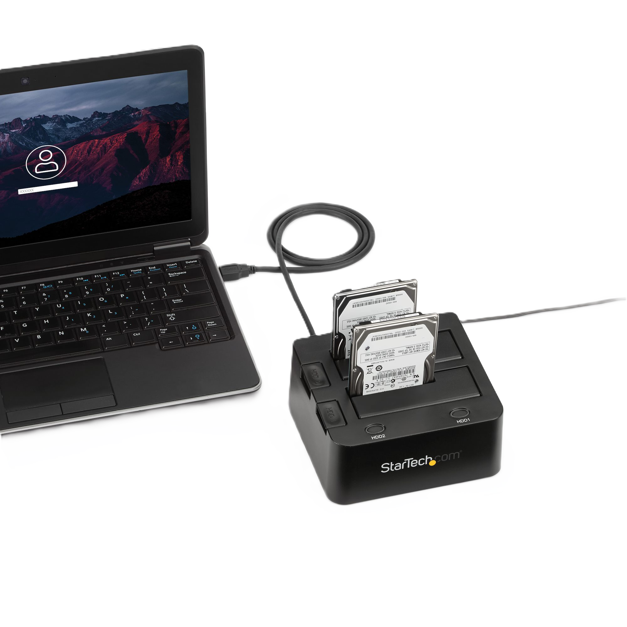 USB 3.0 to Dual 2.5/3.5in SATA Hard Drive Docking Station