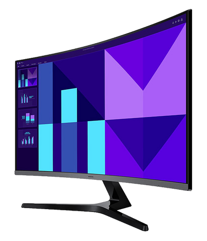 SAMSUNG 32" CURVE (16:9) FHD VA MONITOR, D-SUB, HDMI, VESA, 3YR