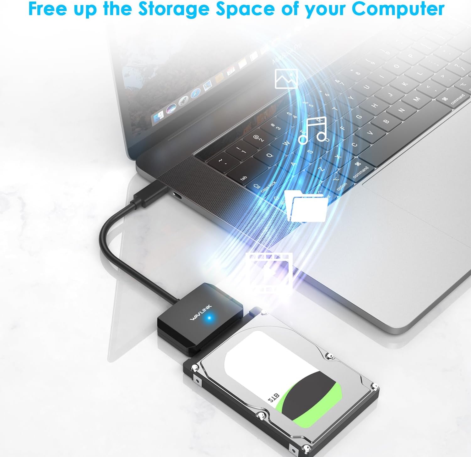 Wavlink Universal SATA III Cable Hard Drive Adapter for 2.5"" SSD/HDD &3.5"" HDD