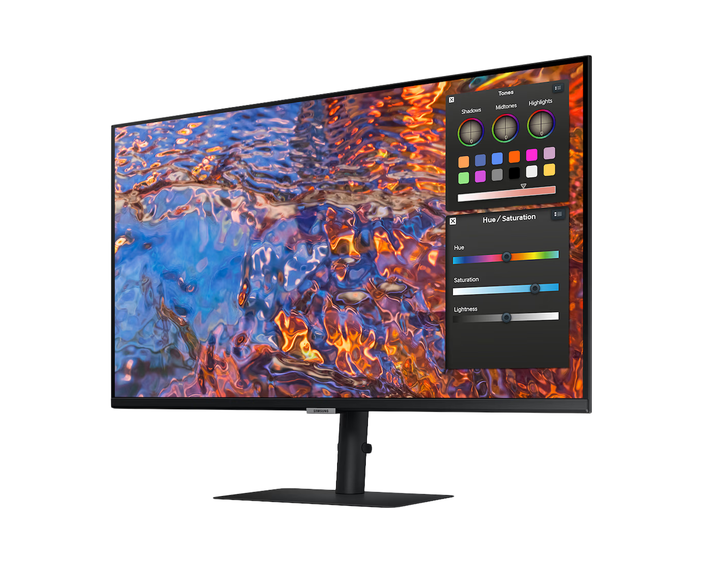 SAMSUNG 32" (16:9) UHD IPS MONITOR, DP, HDMI, HDR600, USB-C, USB(3),LAN, H/ADJ, VESA, 3YR