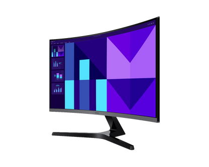 SAMSUNG 27" CURVE (16:9) FHD VA MONITOR, D-SUB, HDMI, VESA, 3YR