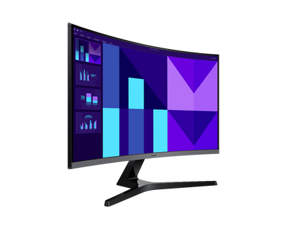 SAMSUNG 27" CURVE (16:9) FHD VA MONITOR, D-SUB, HDMI, VESA, 3YR