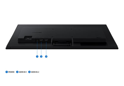 SAMSUNG 24" (16:9) FHD IPS MONITOR, HDMI(2), VESA, 3YR