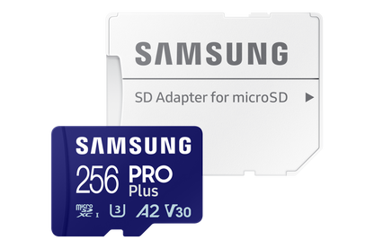 256GB PRO Plus Micro SD Memory Card /w Adapter