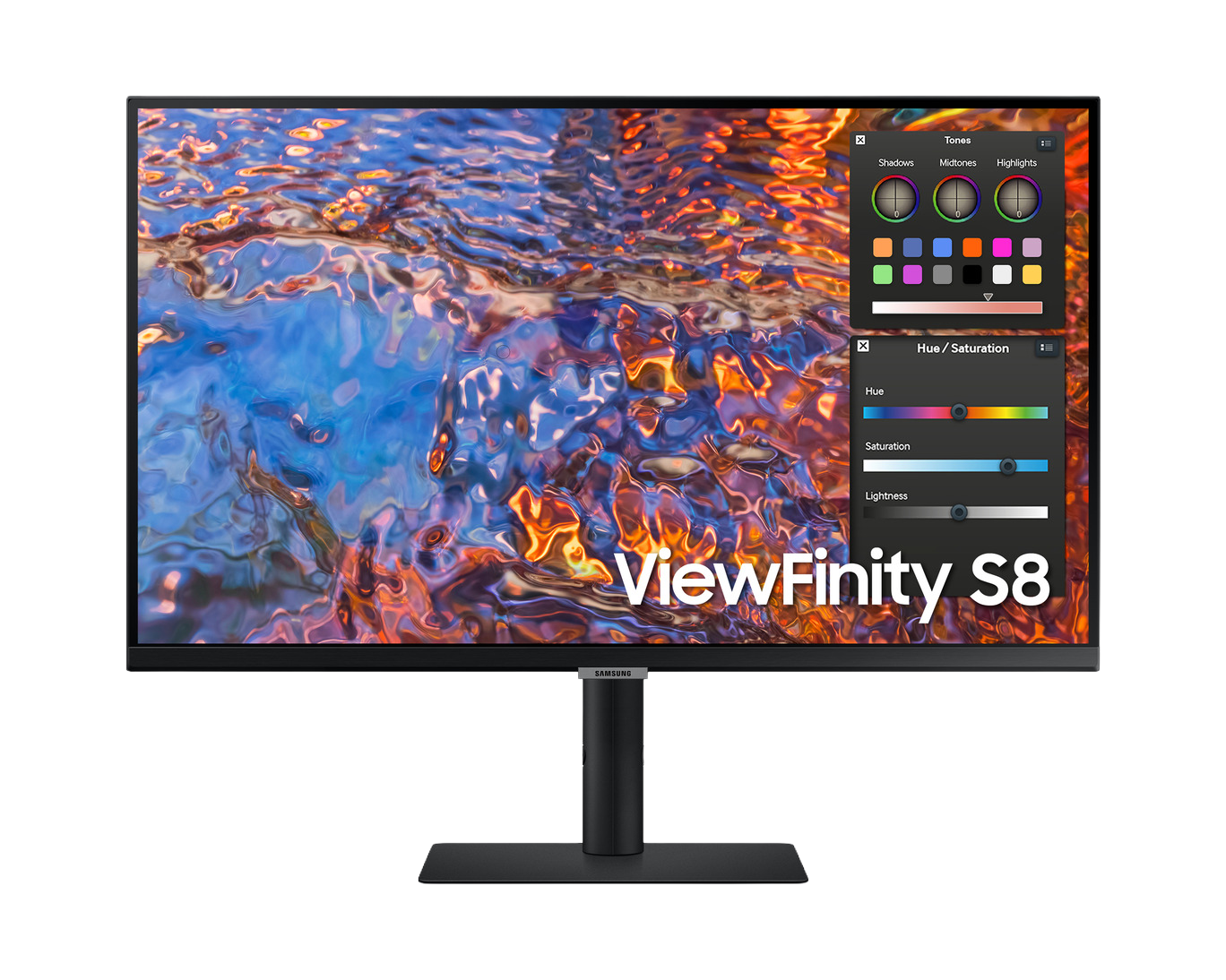 SAMSUNG 27" (16:9) UHD IPS MONITOR, DP, HDMI, HDR400, USB-C, USB(3),LAN, H/ADJ, VESA, 3YR