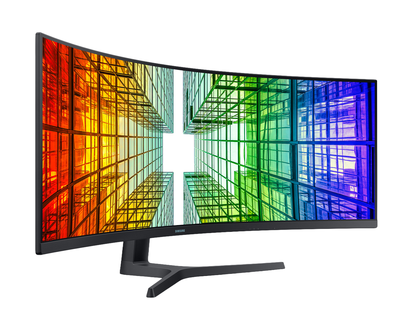 SAMSUNG 49" CURVE (32:9) DQHD VA MONITOR, DP, HDMI(2), USB-C, USB(3), LAN, H/ADJ, VESA, 3Y