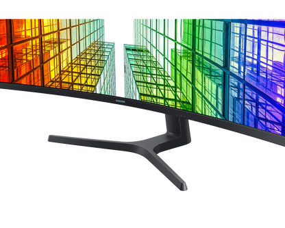 SAMSUNG 49" CURVE (32:9) DQHD VA MONITOR, DP, HDMI(2), USB-C, USB(3), LAN, H/ADJ, VESA, 3Y