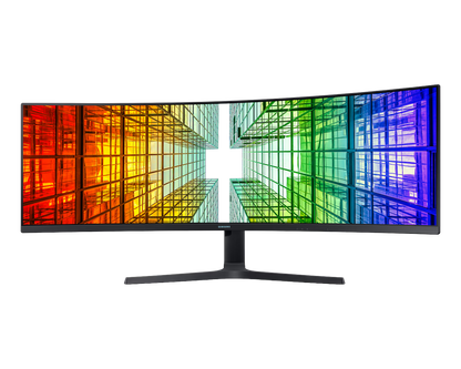 SAMSUNG 49" CURVE (32:9) DQHD VA MONITOR, DP, HDMI(2), USB-C, USB(3), LAN, H/ADJ, VESA, 3Y