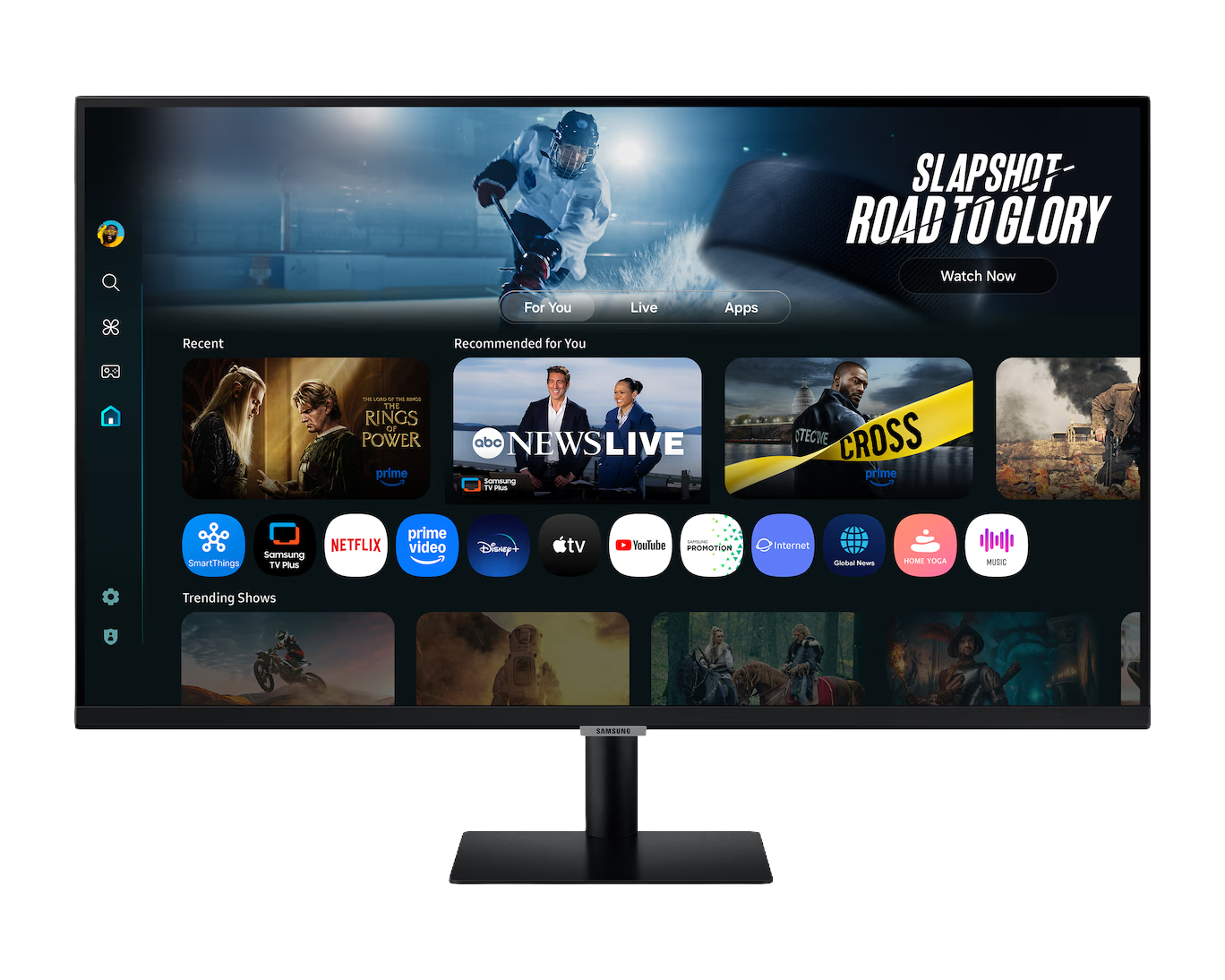SAMSUNG 32" (16:9) M7 4K UHD SMART MONITOR,  HDMI(2), USB-C, USB(3), BT,WIFI, VESA, 3YR