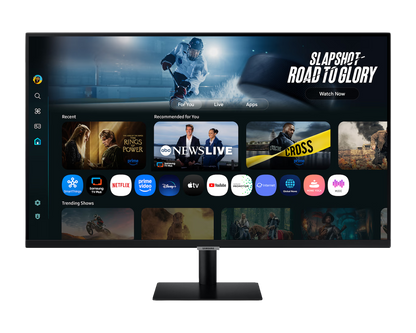 SAMSUNG 32" (16:9) M7 4K UHD SMART MONITOR,  HDMI(2), USB-C, USB(3), BT,WIFI, VESA, 3YR