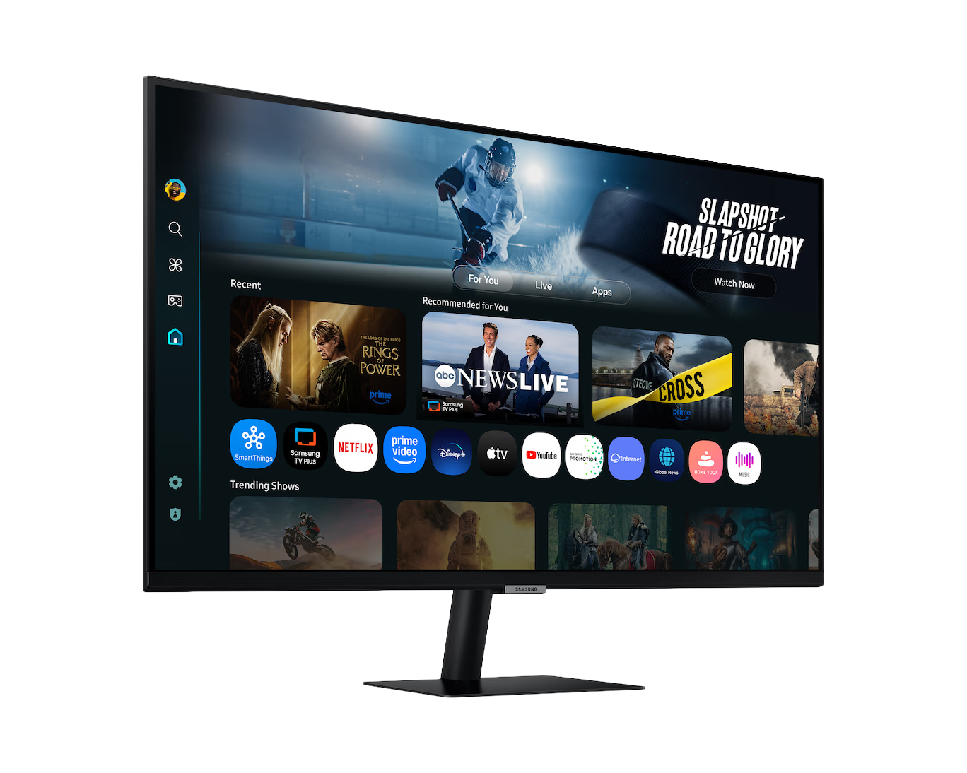 SAMSUNG 32" (16:9) M7 4K UHD SMART MONITOR,  HDMI(2), USB-C, USB(3), BT,WIFI, VESA, 3YR