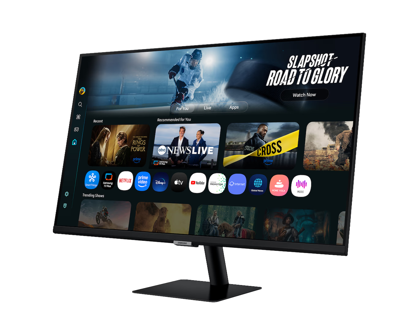 SAMSUNG 32" (16:9) M7 4K UHD SMART MONITOR,  HDMI(2), USB-C, USB(3), BT,WIFI, VESA, 3YR