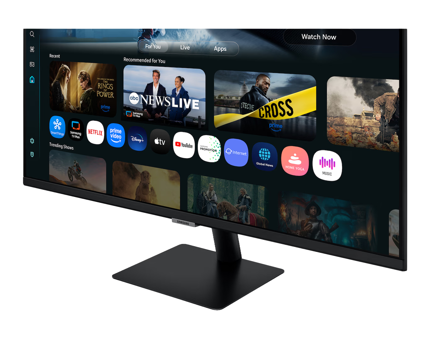 SAMSUNG 32" (16:9) M7 4K UHD SMART MONITOR,  HDMI(2), USB-C, USB(3), BT,WIFI, VESA, 3YR