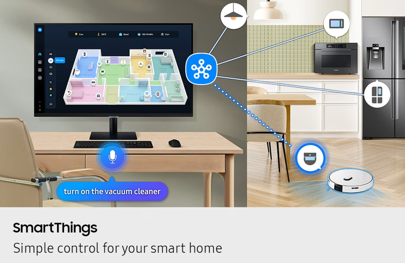 SAMSUNG 32" (16:9) M7 4K UHD SMART MONITOR,  HDMI(2), USB-C, USB(3), BT,WIFI, VESA, 3YR