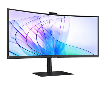 SAMSUNG 34" CURVE (21:9) WQHD VA MONITOR, DP, HDMI, USB-C, USB(2), LAN, KVM, WEBCAM, 3YR