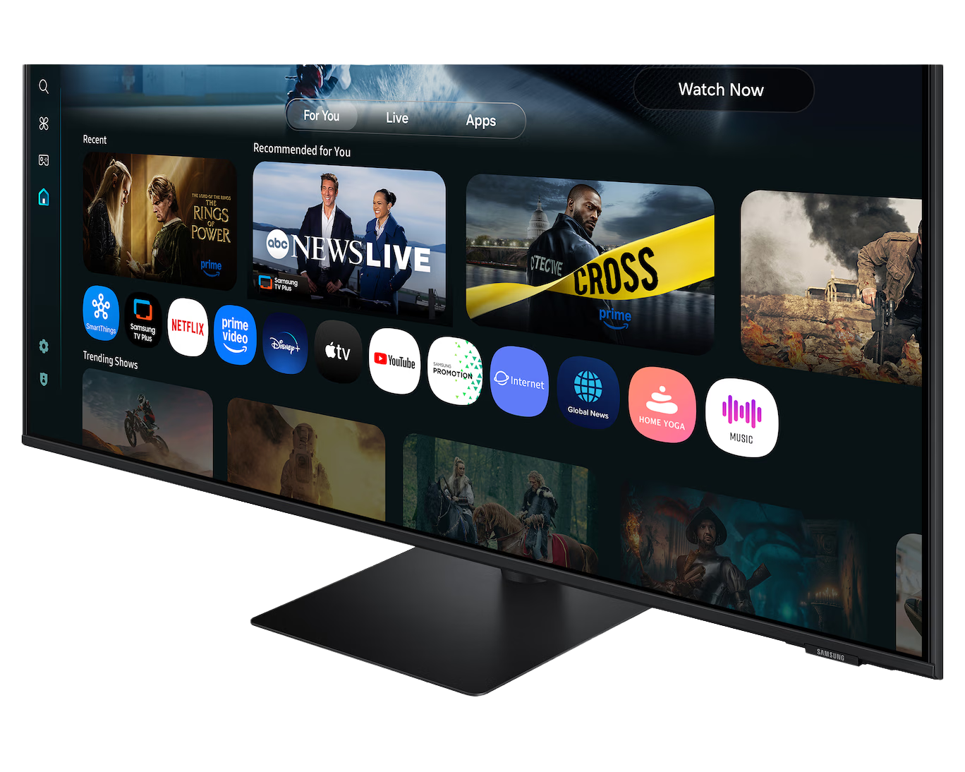 SAMSUNG 43" (16:9) M7 4K UHD SMART MONITOR,  HDMI(2), USB-C, USB(3), BT,WIFI, VESA, 3YR