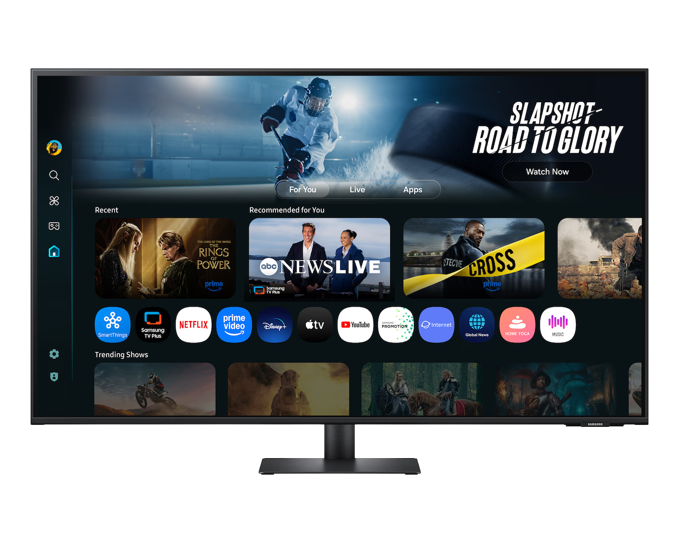 SAMSUNG 43" (16:9) M7 4K UHD SMART MONITOR,  HDMI(2), USB-C, USB(3), BT,WIFI, VESA, 3YR