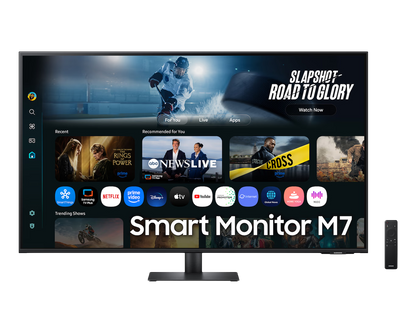 SAMSUNG 43" (16:9) M7 4K UHD SMART MONITOR,  HDMI(2), USB-C, USB(3), BT,WIFI, VESA, 3YR