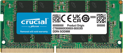 Crucial 8GB (1x8GB) DDR4 SODIMM 3200MHz CL22 1.2V UnRanked Notebook Laptop Memory RAM