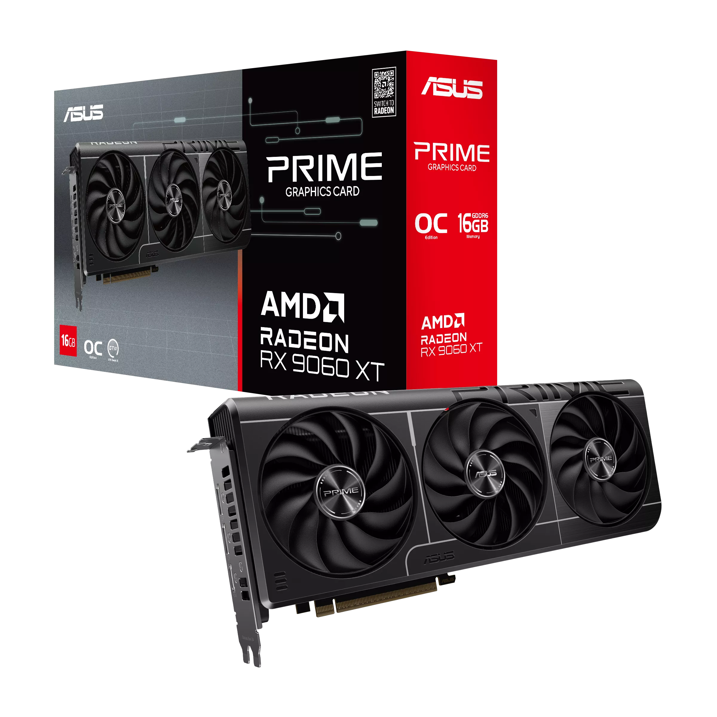 ASUS Prime Radeon RX 9060 XT OC Edition 16GB