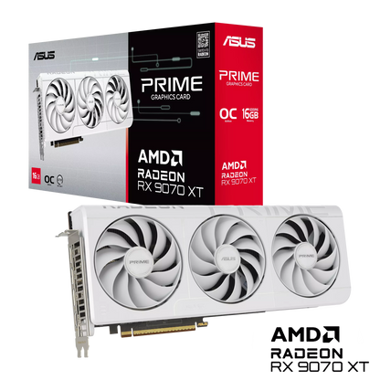 ASUS Prime Radeon RX 9060 XT OC White Edition 16GB