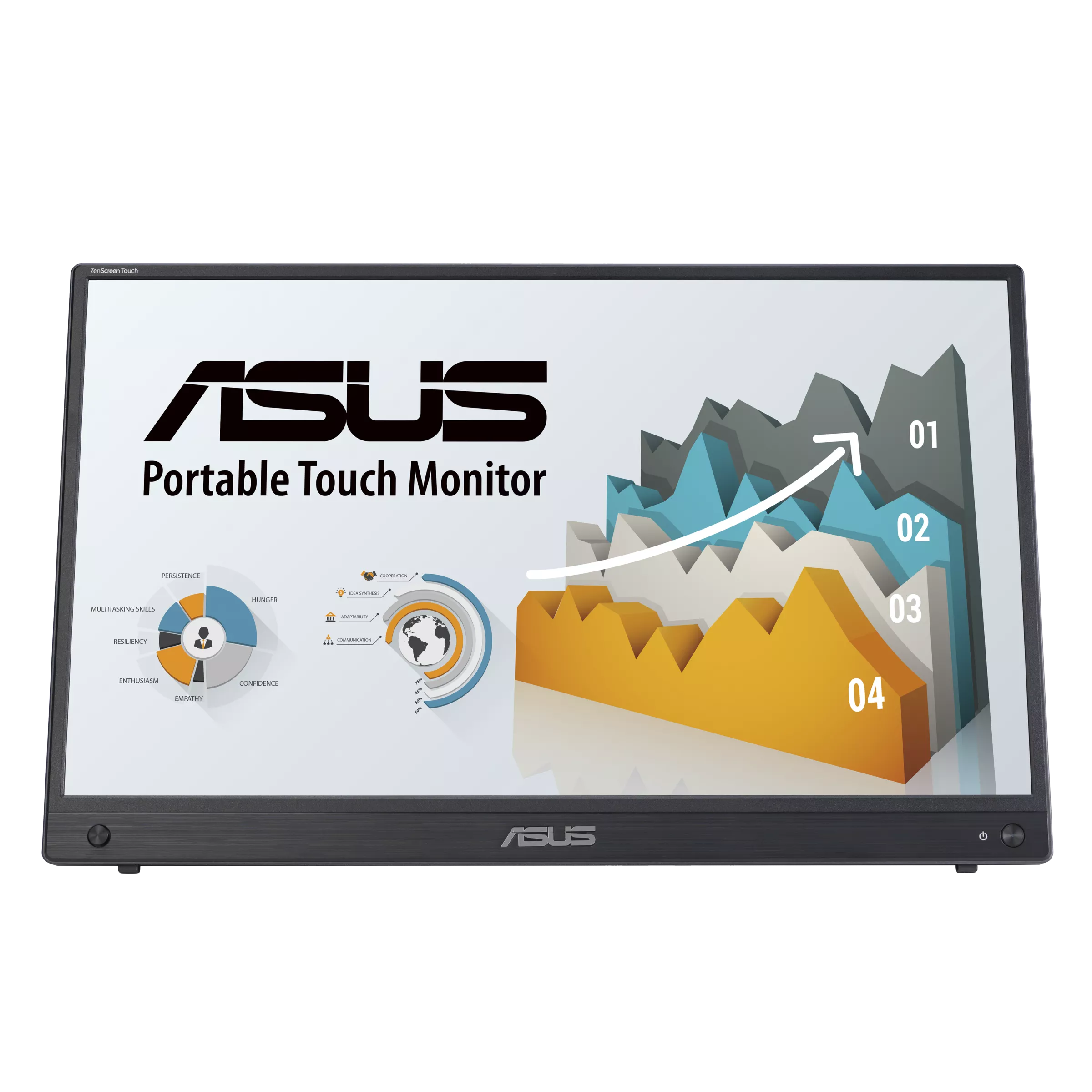 ZenScreen Touch MB16AMTR portable monitor - 16 inch