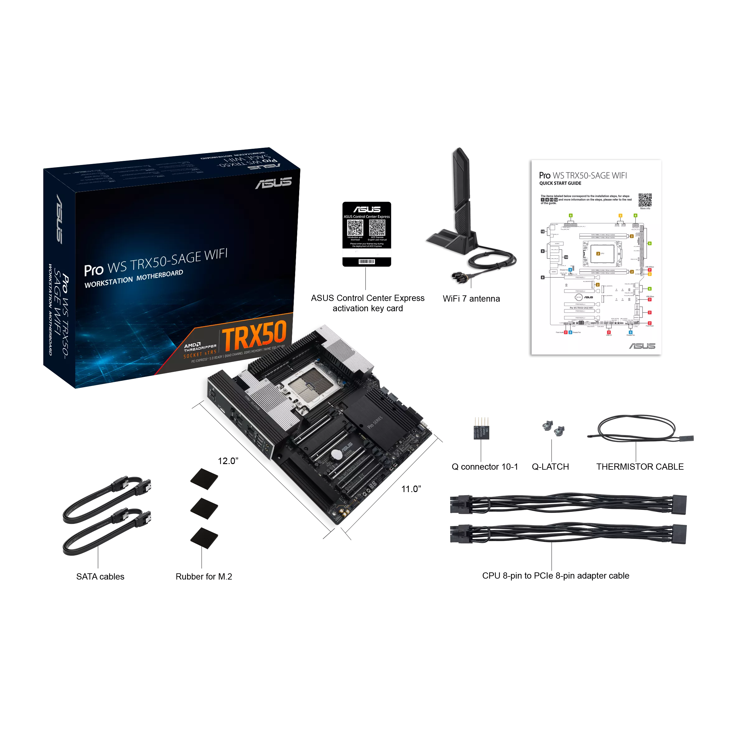 AMD TR5 CEB workstation motherboard
