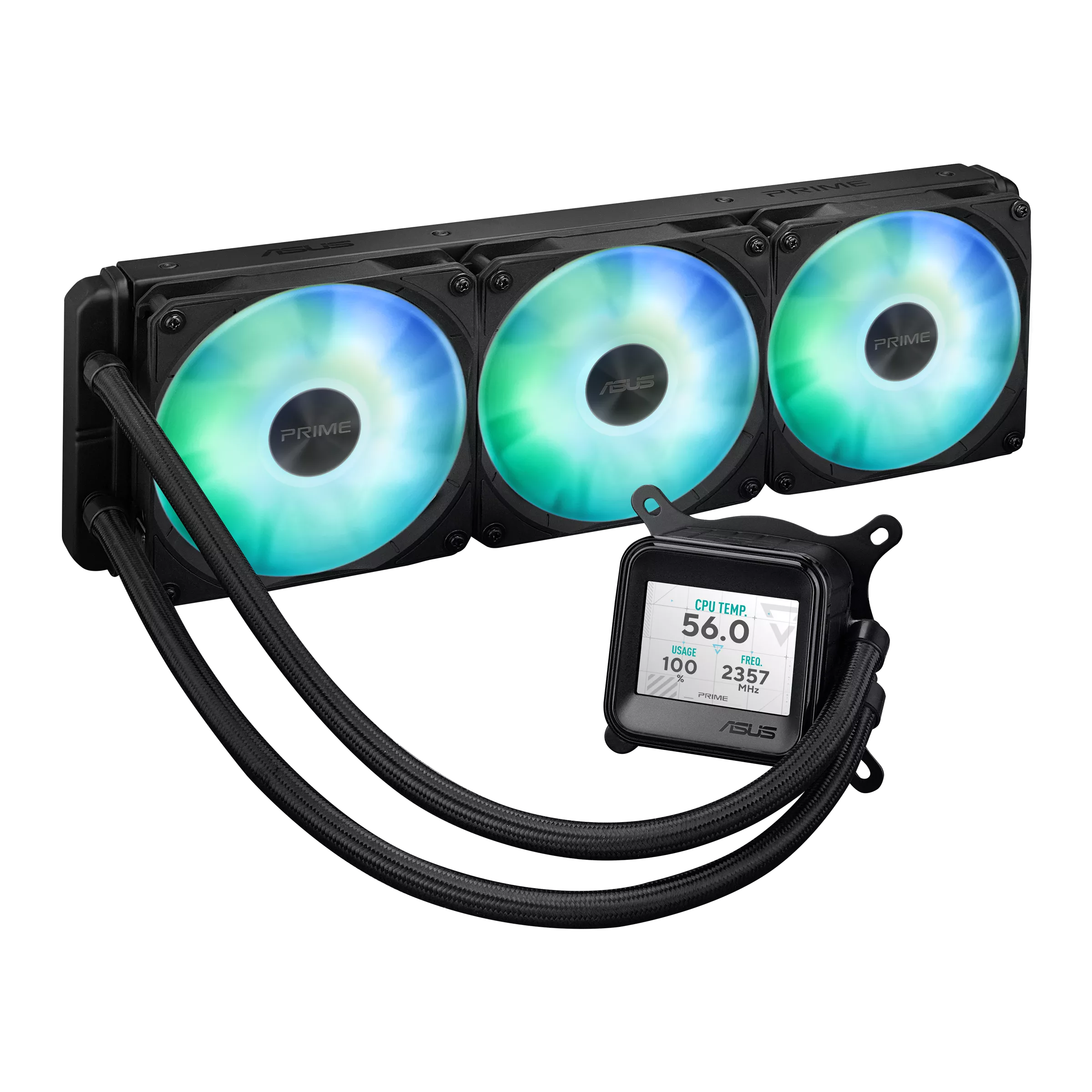 ASUS Prime LC ARGB LCD all-in-one CPU liquid cooler