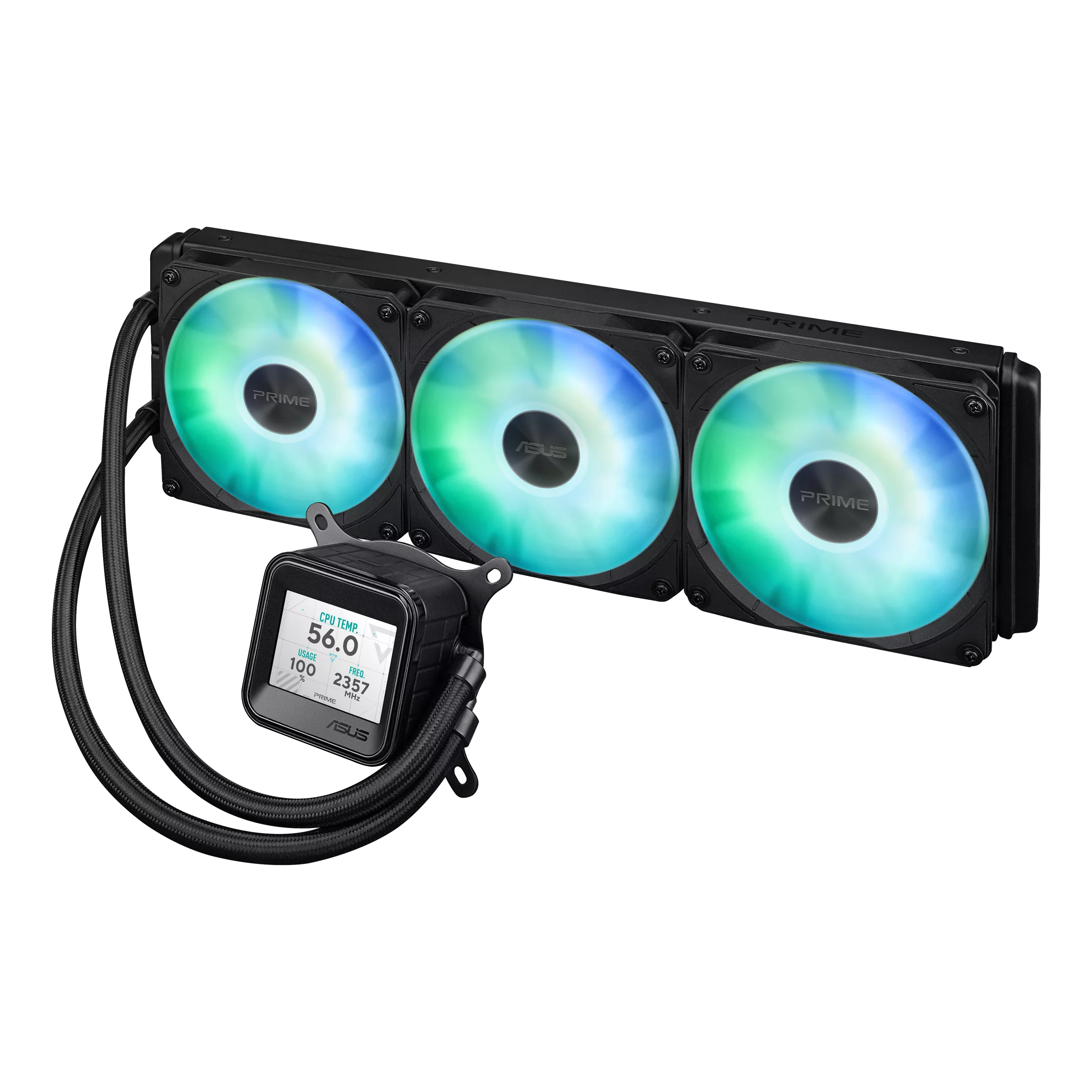ASUS Prime LC ARGB LCD all-in-one CPU liquid cooler