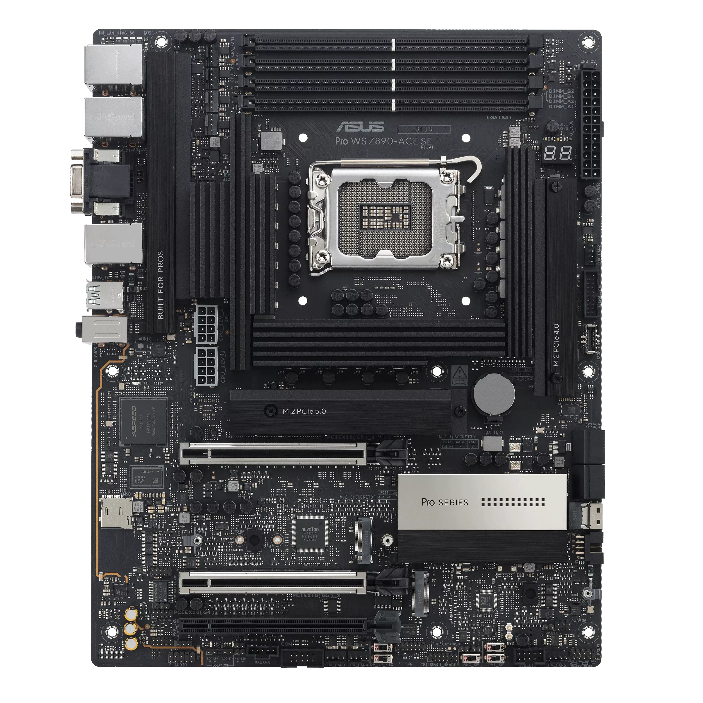 Intel Z890 LGA1851 ATX workstation motherboard