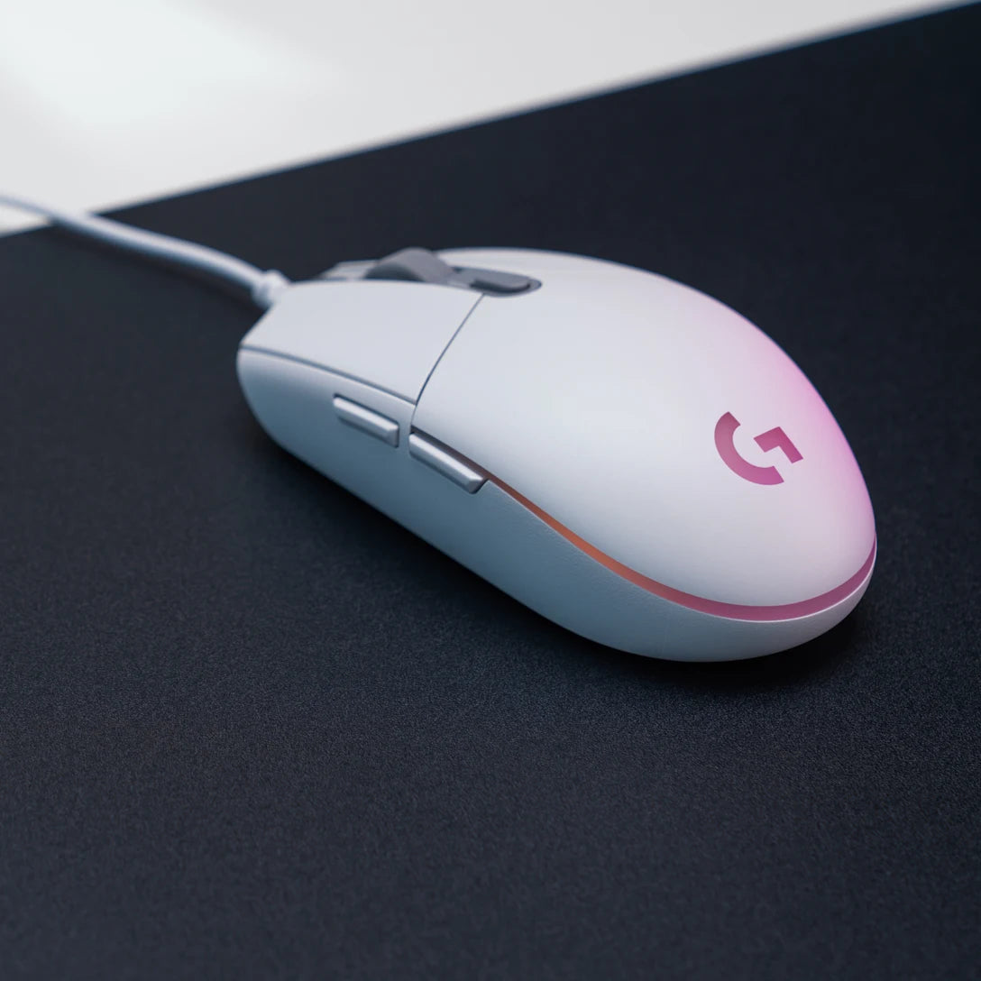 G203 LIGHTSYNC GAMING MOUSE - WHITE