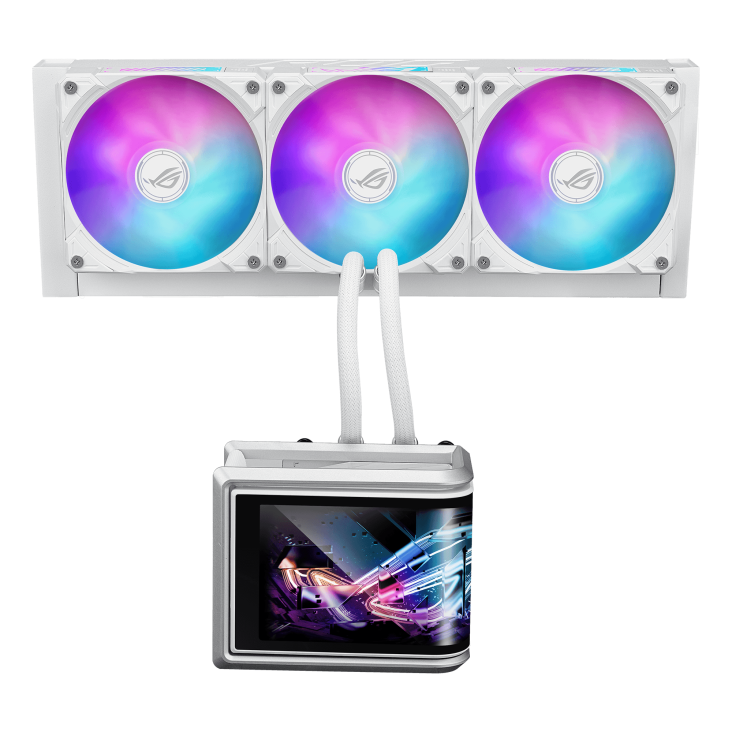 ROG RYUO IV SLC 360 ARGB WHT //SLC AIO COOLER 6.67in AMOLED ARGB AURA