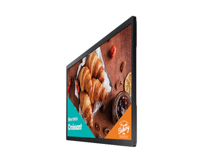 SAMSUNG (QBC) PRO DISPLAY, 24" FHD, 250NITS, HDMI, LAN/WIFI, SPKR, PORT/LAND, 16H/7D, 3YR