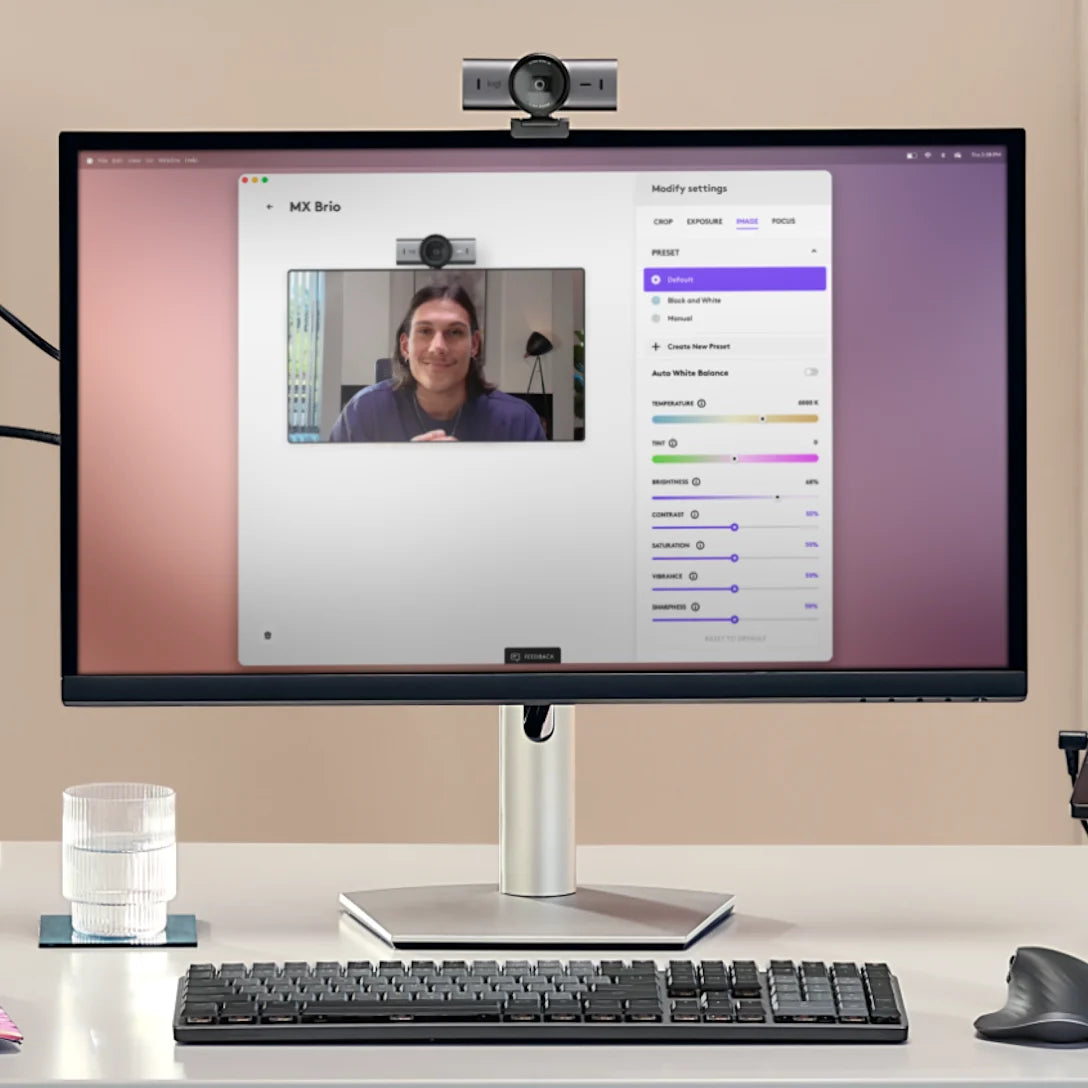 MX BRIO ULTRA HD 4K WEBCAM - GRAPHITE
