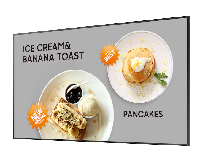 SAMSUNG (QMC) PRO DISPLAY, 32" FHD, 400NITS, DP, HDMI, LAN/WIFI, PORT/LAND, 24H/7D, 3YR