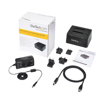 USB 3.0 to Dual 2.5/3.5in SATA Hard Drive Docking Station