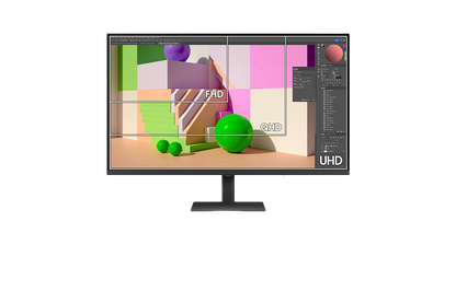 SAMSUNG 37" (16:9) UHD VA MONITOR, DP, HDMI, HDR10, USB-C, USB(3), LAN, KVM, H/ADJ, VESA,
